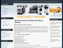 Tablet Screenshot of houstonsecuritycameras.com